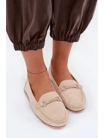 Dámské mokasíny ploché béžové Olisa