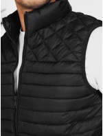 Pánská prošívaná vesta černá FashionStreet TX5076