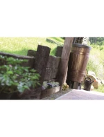 Nádrž na dešťovou vodu WOODCAN 265L bronzová