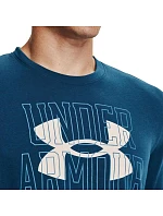 Pánské tričko UA Rival Terry Logo Crew M 1370391 458 - Under Armour