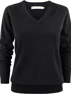 James Harvest Ashland V-Neck Women Dámský svetr s výstřihem do V 62.2505 black