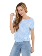 Tričko D12110M02646F světle modré