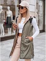 ONADE FashionStreet dámská oboustranná velbloudí vesta TY3726 ONADE FashionStreet dámská oboustranná velbloudí vesta TY3726