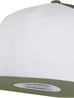 Flexfit 6006 5 panelová Trucker kšiltovka 55.6006 olive/white/loden