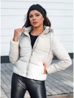 Dámská zimní péřová bunda NORDPUFF s kapucí šedá FashionStreet TY4645
