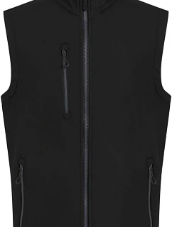 Regatta TRA 915 2-vrstvá softshellová vesta "Navigate" 36.A915 black/seal grey
