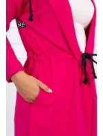 Sukně s delšími zády fuchsiová Sukně s delšími zády fuchsiová