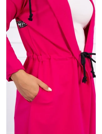 Sukně s delšími zády fuchsiová Sukně s delšími zády fuchsiová