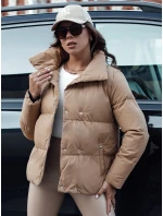 Dámská prošívaná zimní bunda LARO béžová FashionStreet TY4582