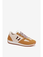 Dámské Tenisky s Ozdobným Šněrováním Žluté Henira