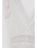 Dámské šaty L-SU-4045 bílé - Moodo Dámské šaty L-SU-4045 bílé - Moodo