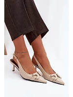 Sandály na podpatku  model 225957 Step in style