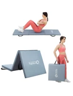 Gymnastická matrace HMS MGS02 skládací šedá 1800x600x500mm