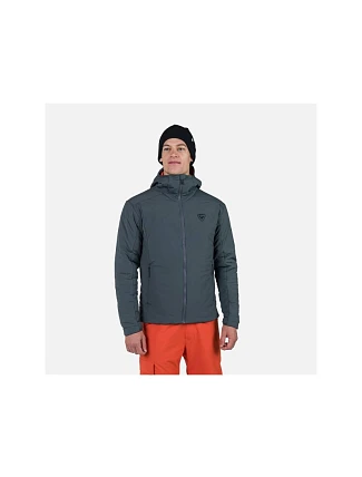 Bunda Rossignol Opside Hoodie Warm, šedá Bunda Rossignol Opside Hoodie Warm, šedá