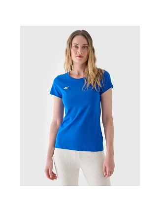 Dámské hladké tričko slim 4F NOSH4TSD001B-36S Dámské hladké tričko slim 4F NOSH4TSD001B-36S