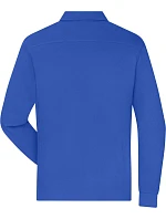 Daiber JN 1842 Pánské pracovní piqué polo s dlouhým rukávem 02.1842 royal