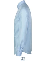 NEOBLU Blaise Men Mikro keprová košile s dlouhým rukávem 24.3182 soft blue