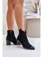 Dámské semišové teplé boty Černe Wenche