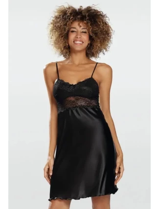 Dámská noční košilka Peri Černá - DKaren