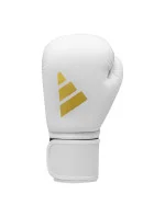 Bílo-zlaté boxerské rukavice Adidas SPEED 50 Bílo-zlaté boxerské rukavice Adidas SPEED 50