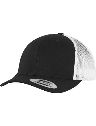 Flexfit 6606/6606T 6 panelová vintage kšiltovka "Trucker" 55.6606 black/white Flexfit 6606/6606T 6 panelová vintage kšiltovka "Trucker" 55.6606 black/white