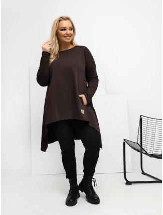 Tunika RV TU 5042.09X tmavě hnědá Tunika RV TU 5042.09X tmavě hnědá