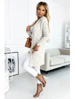 Dámský svetřík 491-1 Kardigan - Numoco basic