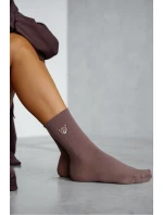 Dámské Ponožky Medvídek Hnědé