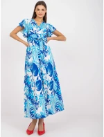 Šaty DHJ SK 13203 1.03X bílo-modré