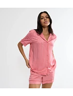 Amourette Jacquard Boyfriend Shirt - Cherry Rose - TRIUMPH Cherry Rose - TRIUMPH Amourette Jacquard Boyfriend Shirt - Cherry Rose - TRIUMPH Cherry Rose - TRIUMPH