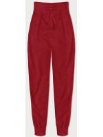 Tenké červené teplákové kalhoty (CK03-18)