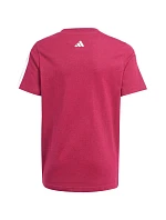 Dětské tričko adidas Codes Collegiate Graphic Tee růžové KA9764