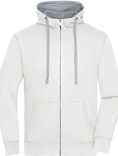 Daiber JN 963 Pánská mikina s kapucí "Lifestyle" 02.0963 off white/grey heather