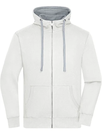 Daiber JN 963 Pánská mikina s kapucí "Lifestyle" 02.0963 off white/grey heather