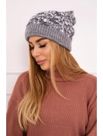 Bublinková čepička K219 šedá