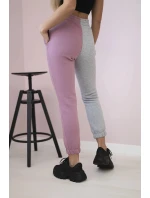 Dámské tepláky s nápisem QUEEN tmavě růžová Dámské tepláky s nápisem QUEEN tmavě růžová