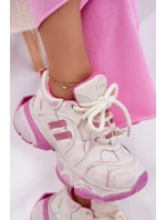 Dámské Kožené Tenisky GOE RR2N4038 Růžové Dámské Kožené Tenisky GOE RR2N4038 Růžové