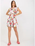 Dámské šaty RV SK 8020 bílé a červené Dámské šaty RV SK 8020 bílé a červené