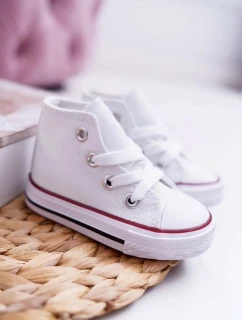 Dětské Vysoké Tenisky Bílé Filemon