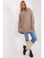 Dlouhý svetr model 185738 AT Dlouhý svetr model 185738 AT