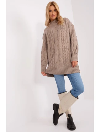 Dlouhý svetr model 185738 AT Dlouhý svetr model 185738 AT