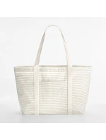 Westford Mill W 255 Nákupní taška pruhovaná z bio bavlny 50.0255 grey stripe