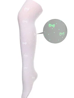 SVÍTÍCÍ PUNČOCHÁČE S BÍLÝMI MAŠLEMI