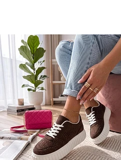 Sportovní boty na platformě model 227734 Solea
