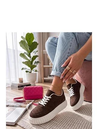 Sportovní boty na platformě model 227734 Solea Sportovní boty na platformě model 227734 Solea