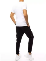 FashionStreet pánská černobílá tepláková souprava AX0368