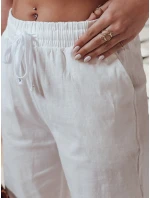 Dámské ležérní kalhoty s širokými nohavicemi BOHO DAY white FashionStreet UY2652