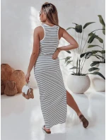 SUMMER LOVE one size maxi šaty bílo-černé FashionStreet EY2610