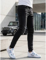 Pánské černé kalhoty FashionStreet UX3800