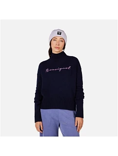 Dámský svetr ROSSIGNOL W SIGNATURE SWEATER, tmavě modrý